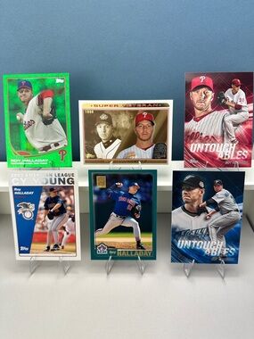 Roy Halladay lot of 6 (Phillies, Blue Jays)